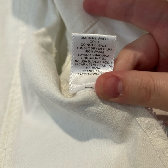 NWT CROPPED WHITE JEAN JACKET - Picture 7 of 7